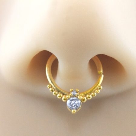 ARGOLA TORÇÃO PRATA C/ ZIRCÔNIA CA2 – BANHADO A OURO