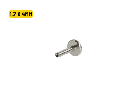 LABRET HASTE TITÂNIO – 1.2 X 4MM