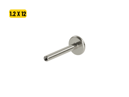 LABRET HASTE TITÂNIO – 1.2 X 12MM