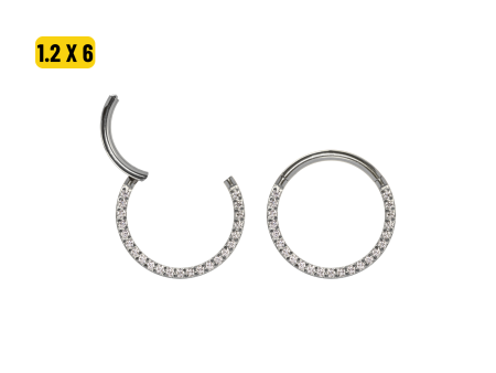 SEGMENTO CLICKER TITÂNIO FRONTAL CRAVEJADA – 1.2 X 6MM