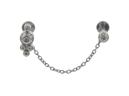 LABRET TITÂNIO R/INTERNA CORRENTINHA INDIANO