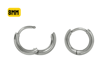 ARGOLA CLICKER AÇO LISA MOD2 8MM – UNIDADE
