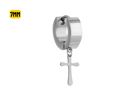 ARGOLA CLICKER AÇO C/ CRUZ 7MM – UNIDADE
