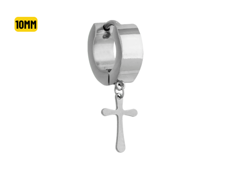 ARGOLA CLICKER AÇO C/ CRUZ 10MM – UNIDADE