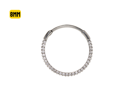 SEGMENTO CLICKER AÇO DUPLA TRABALHADA/ PEDRA – 8MM