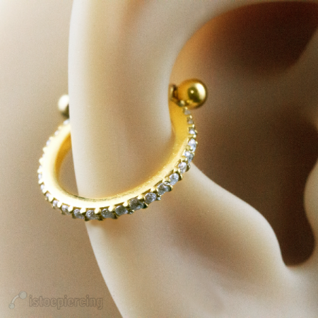 CONCH 1 FILEIRA PRATA 950 – CH3 BANHADO A OURO