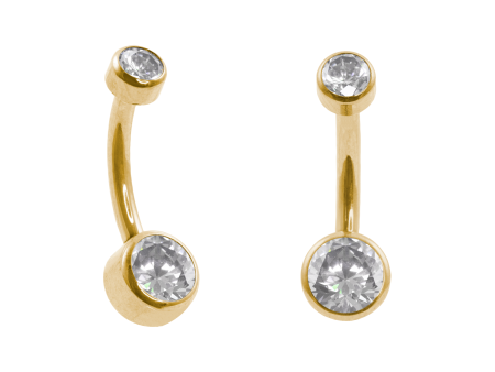BANANA BELL AÇO PVD GOLD R/I FLAT – CRISTAL