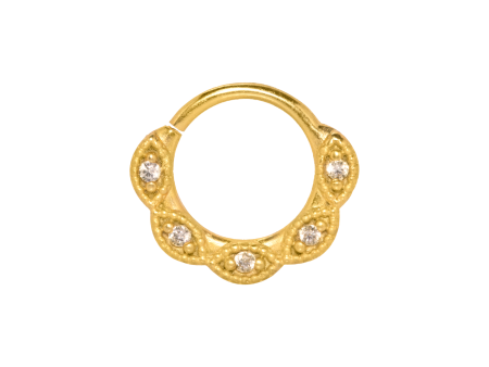 ARGOLA INDIANA P151 – BANHADO A OURO