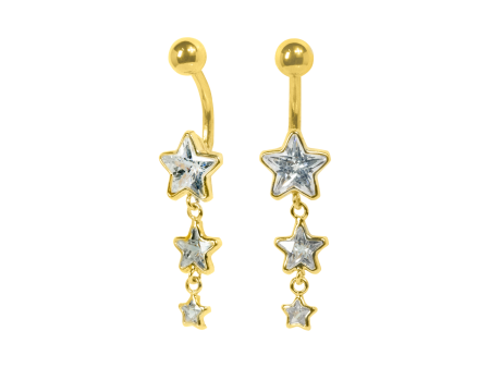 BANANA BELL PENDURICALHO 3 ESTRELAS – UP128 (BANHADO A OURO)