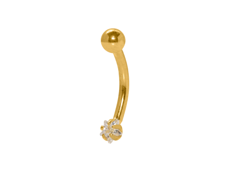 MICRO CURVO ESTRELA – BANHADO A OURO