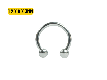 FERRADURA AÇO – 1.2 X 6 X 3MM
