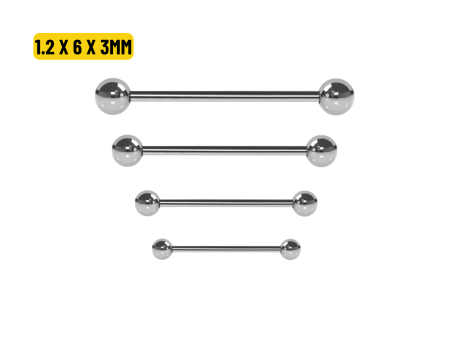 MICRO RETO AÇO  – 1.2 X 6 X 3MM