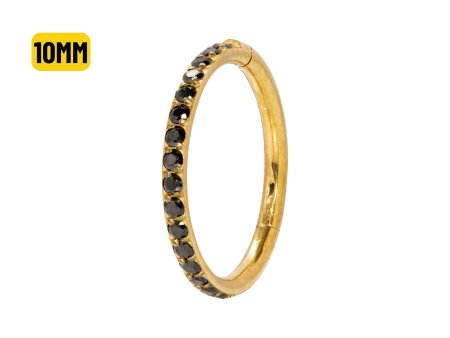 SEGMENTO CLICKER AÇO PVD C/ ZIRCÔNIA BLACK – 1.2 X 10MM