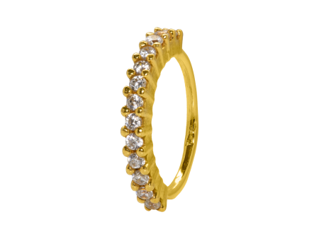 NOSTRIL ARGOLA PRATA CRAVEJADA CA21 – BANHADO A OURO