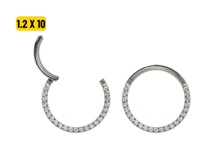 SEGMENTO CLICKER TITÂNIO FRONTAL CRAVEJADA – 1.2 X 10MM