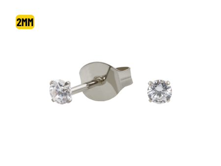 PAR BRINCO TITÂNIO C/ ZIRCÔNIA – 2MM
