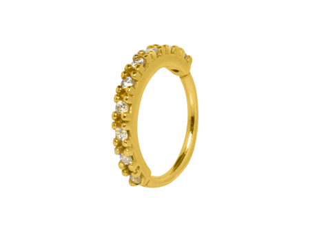 NOSTRIL ARGOLA CRAVEJADA PRATA CA13 – BANHADO A OURO