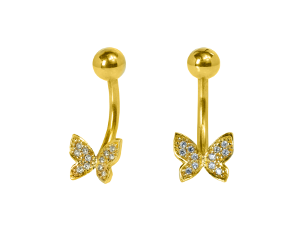 BANANA BELL BORBOLETA – UP179 (BANHADO A OURO)