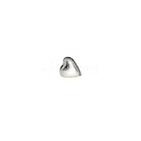 TOPO MICRODERMAL PRATA 950 – CORAÇÃO