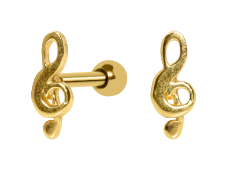 MICRO-RETO CLAVE DE SOL C87 – BANHADO A OURO