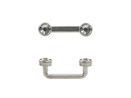 SURFACE FLAT TITÂNIO R/I C/ PEDRA – 1.2 X 8 X 3MM