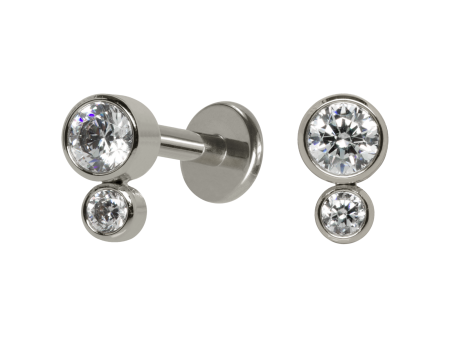 LABRET AÇO R/I 2 PEDRAS