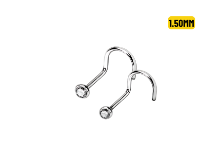 NOSTRIL AÇO C/ ZIRCÔNIA  – 1.50MM