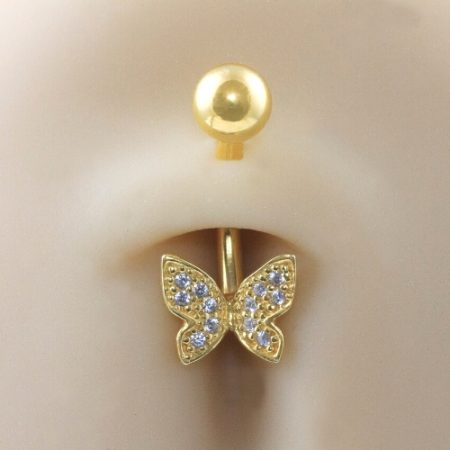 BANANA BELL BORBOLETA – UP179 (BANHADO A OURO)