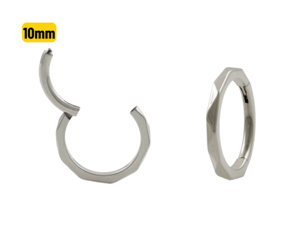 SEGMENTO CLICKER TITÂNIO LAPIDADO – 10MM