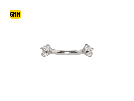 MICRO CURVO AÇO R/I C/ ZIRCÔNIA – 6MM