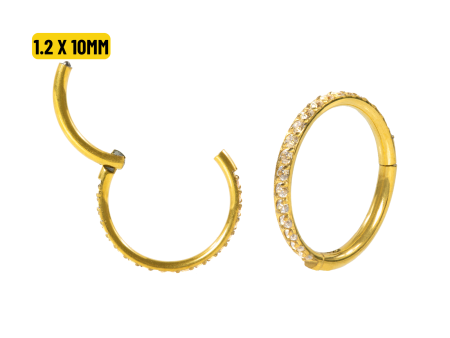 SEGMENTO CLICKER AÇO PVD C/ ZIRCÔNIA – 1.2 X 10MM
