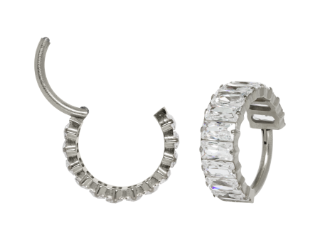 ARGOLA CLICKER TITÂNIO FRONTAL C/ ZIRCÔNIA – 10MM