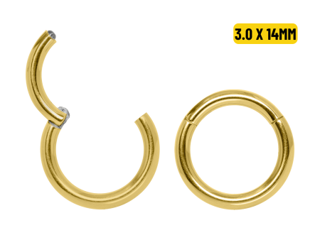 SEGMENTO CLICKER TITÂNIO PVD GOLD – 3.0 X 14MM