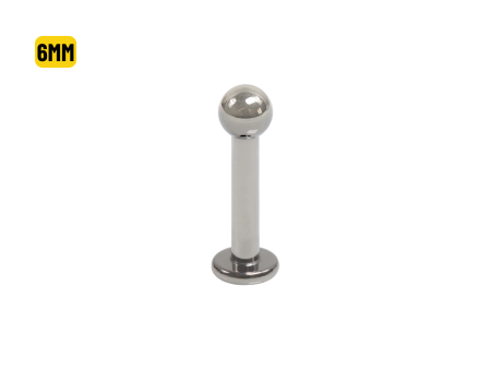 LABRET TITÂNIO R/INTERNA – 1.6 X 6 X 4MM