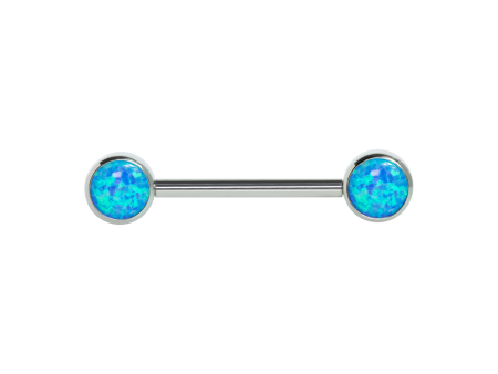 MAMILO TITÂNIO R/I FLAT C/ OPALA – 1.6 X 16 X 6/6MM – AZUL