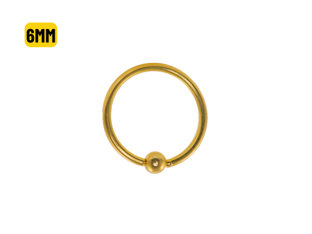 CAPTIVE TITÂNIO PVD GOLD – 1.2 X 6 X 3MM