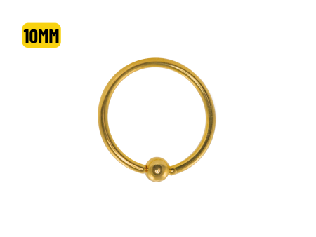 CAPTIVE TITÂNIO PVD GOLD – 1.2 X 10 X 3MM