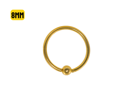 CAPTIVE TITÂNIO PVD GOLD – 1.2 X 8 X 3