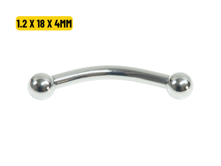 MICRO CURVO AÇO 1.2 X 18 X 4MM