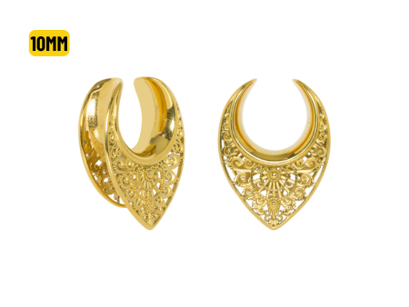 ALARGADOR PÊNDULO AÇO PVD GOLD – 10MM
