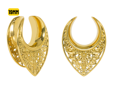 ALARGADOR PÊNDULO AÇO PVD GOLD – 19MM