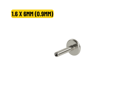 LABRET HASTE R/I TITÂNIO – 1.6 X 6MM ( 0.9MM )