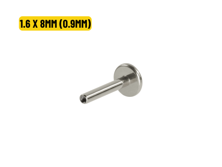 LABRET HASTE R/I TITÂNIO – 1.6 X 8MM ( 0.9MM )
