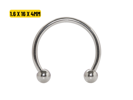 FERRADURA AÇO – 1.6 X 16 X 4MM