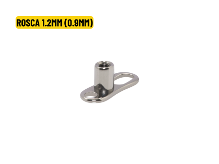 BASE P/ DERMAL TITÂNIO – ROSCA 1.6MM (0.9MM)