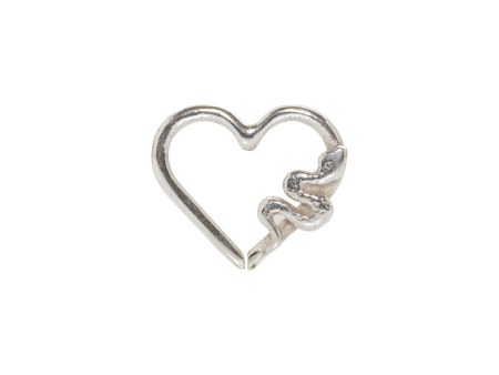 HEART COBRA PRATA – LADO ESQUERDO