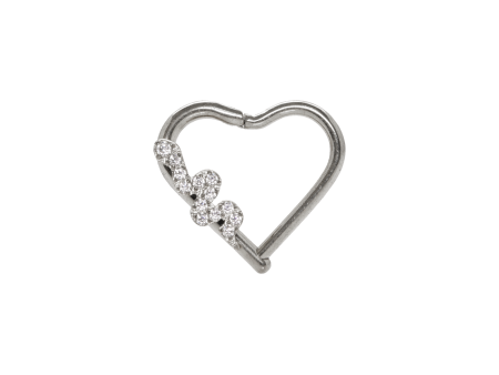 HEART TITÂNIO CLICKER SNAKE CRAVEJADA – LADO DIREITO
