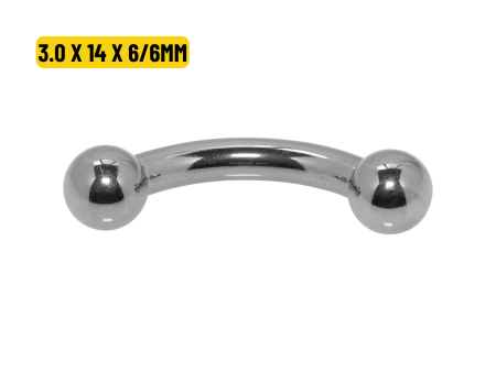 MICRO CURVO TITÂNIO R/INTERNA – 3.0 X 14 X 6/6MM