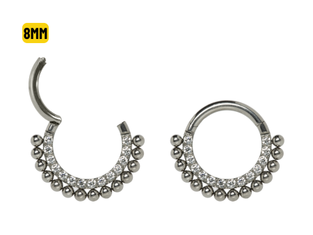 SEGMENTO CLICKER TITÂNIO INDIANO C/ ZIRCÔNIA – 8MM