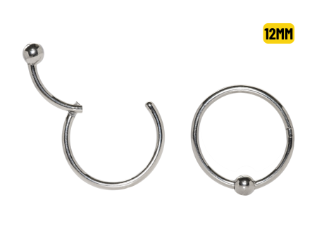 CAPTIVE CLICKER TITÂNIO – 1.2 X 12 X 3MM